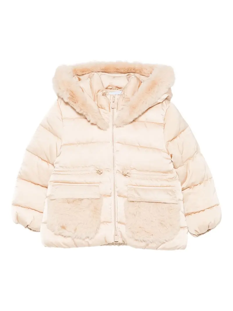 Giubbotto beige per bambina