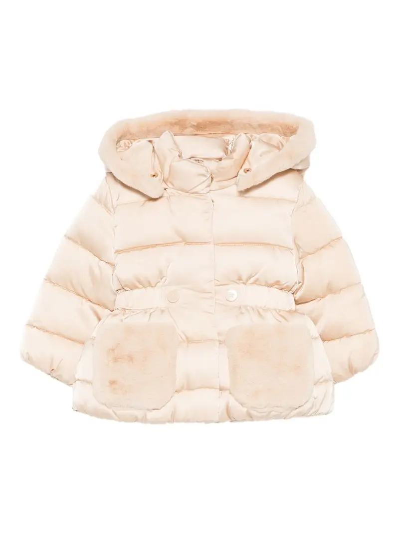 Giubbotto beige per neonata