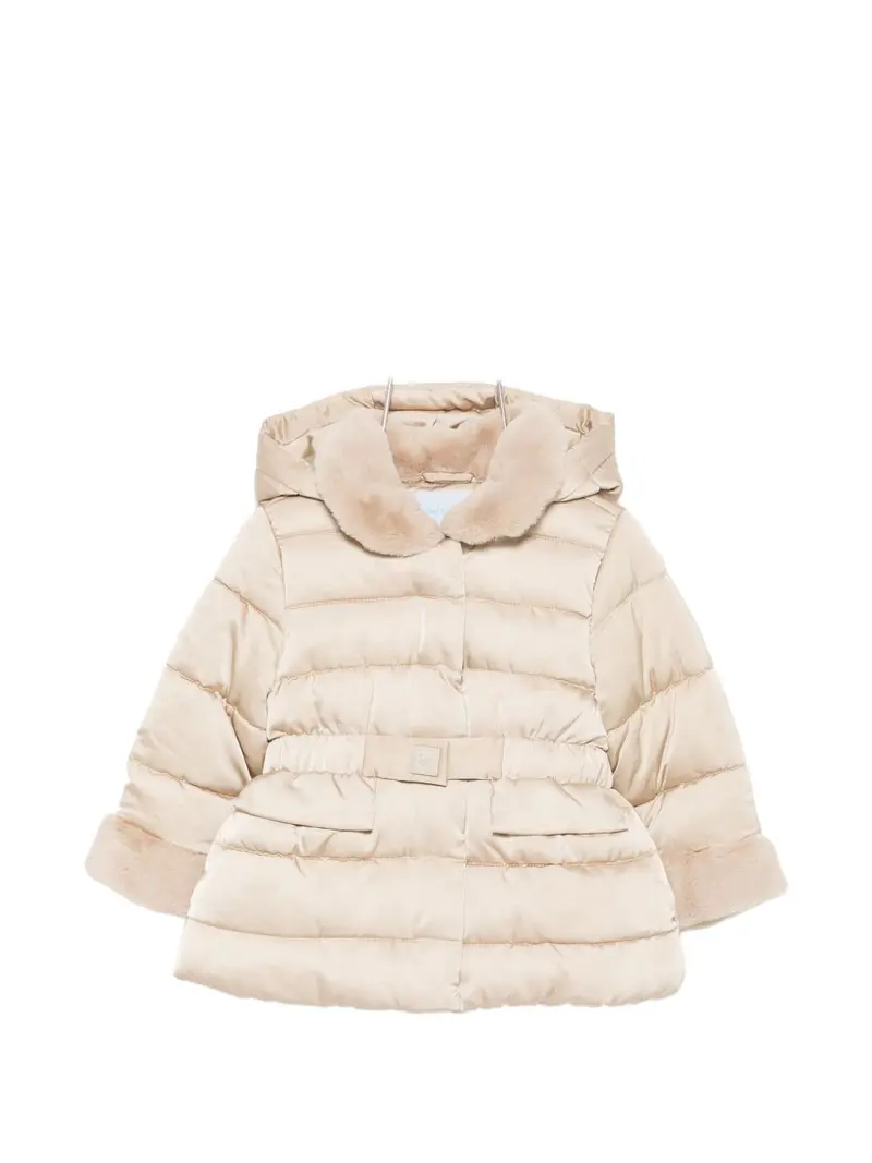 Giubbotto beige per neonata