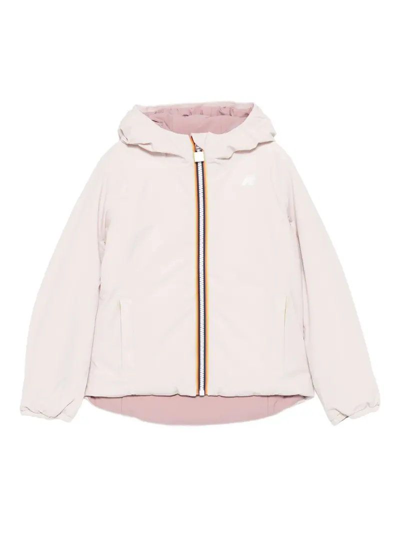 Giubbotto bianco/rossa per bambina