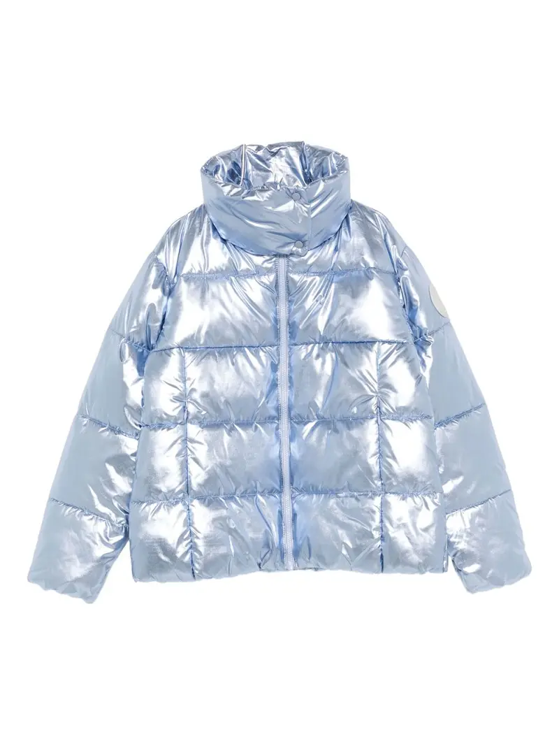 Giubbotto blu ghiaccio per bambina