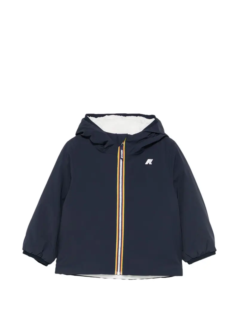 Giubbotto blu scuro/bianco per neonato