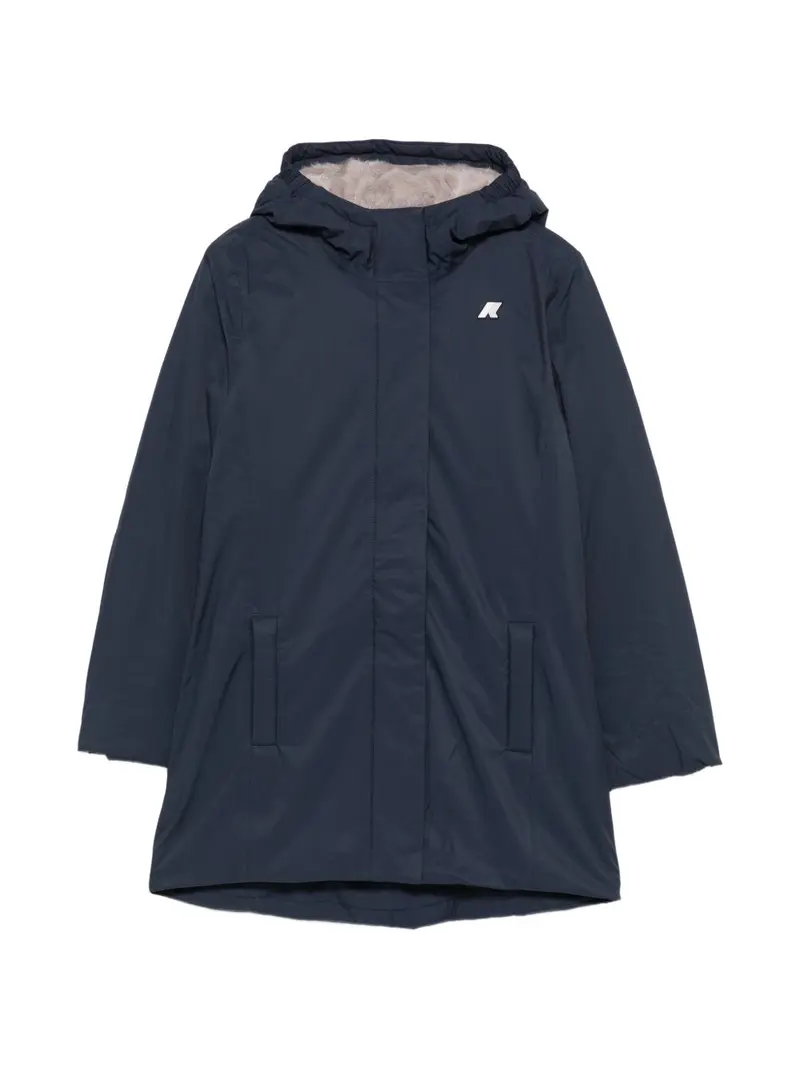Giubbotto blu scuro/grigio per bambina