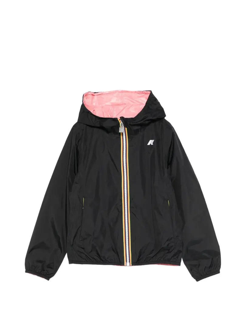 Giubbotto nera/rosa per bambina
