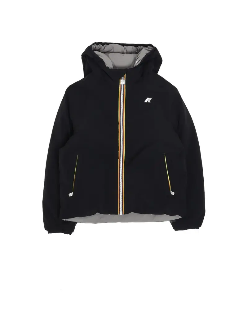Giubbotto nero/grigio per bambino