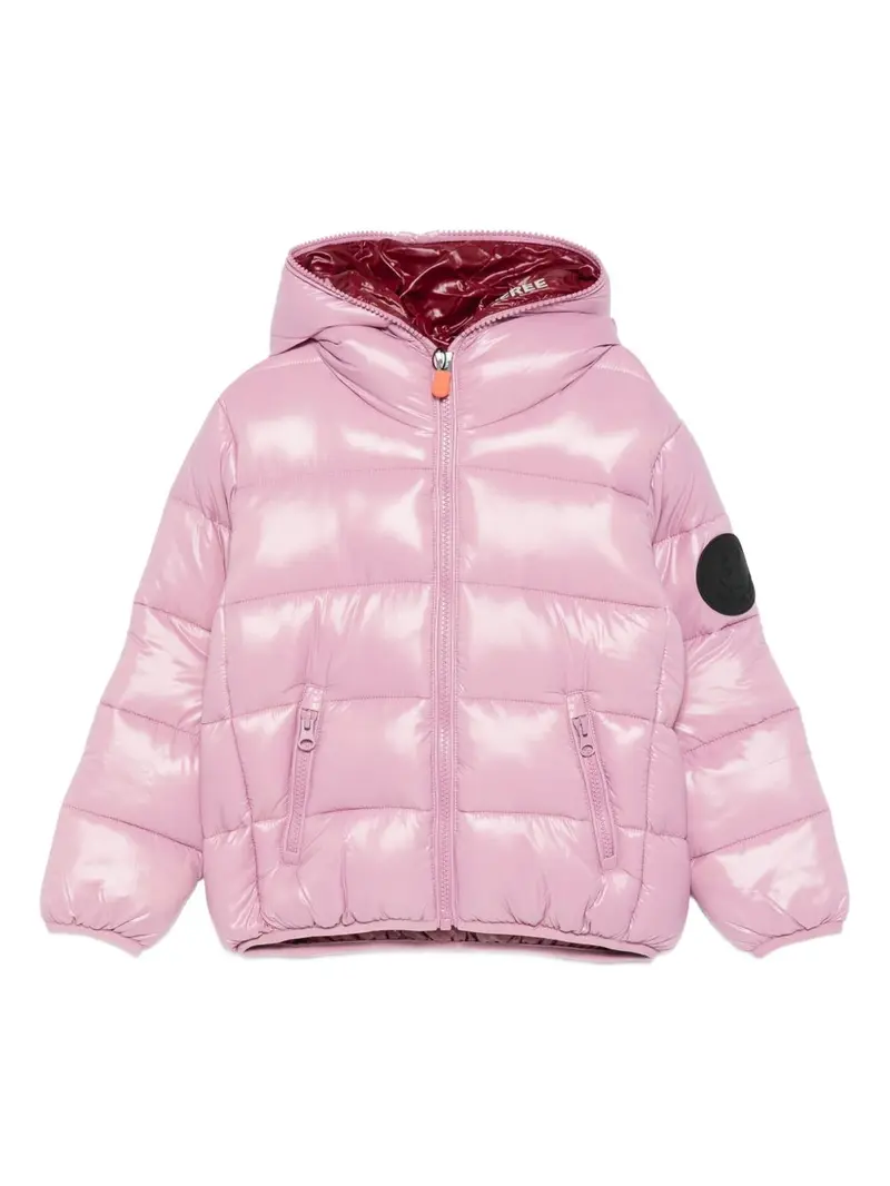Giubbotto rosa chiaro per bambina