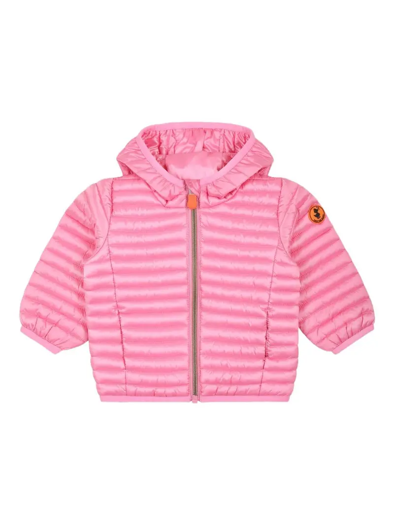 Giubbotto rosa per neonata