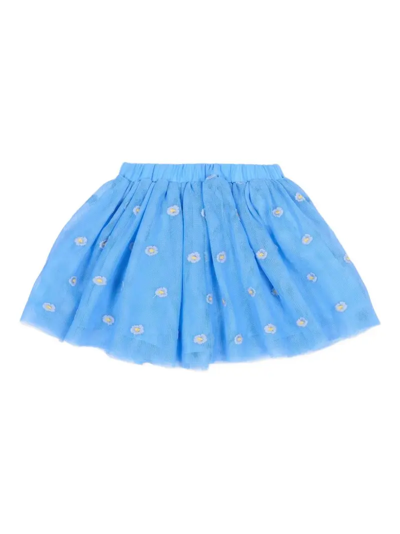 Gonna azzurro per neonata