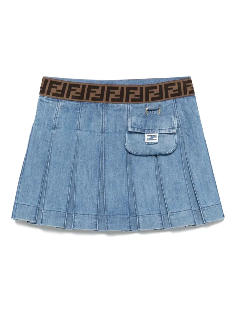Gonna blu indaco per bambina