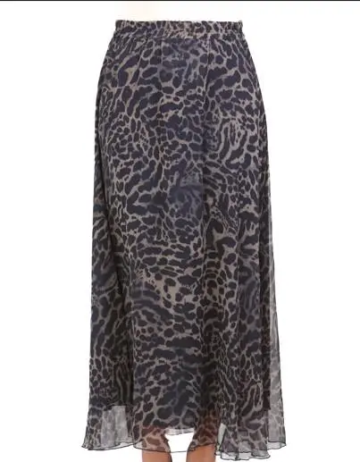 Gonna lunga stampa animalier