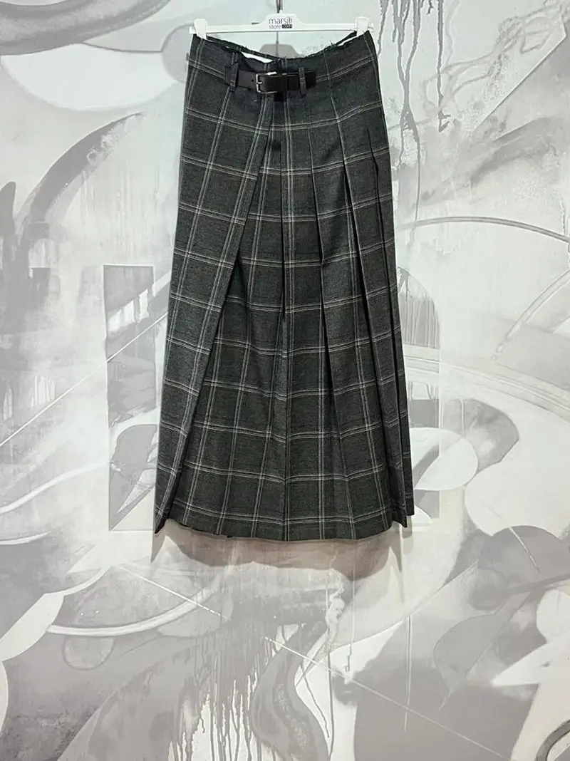 gonna lunga tartan