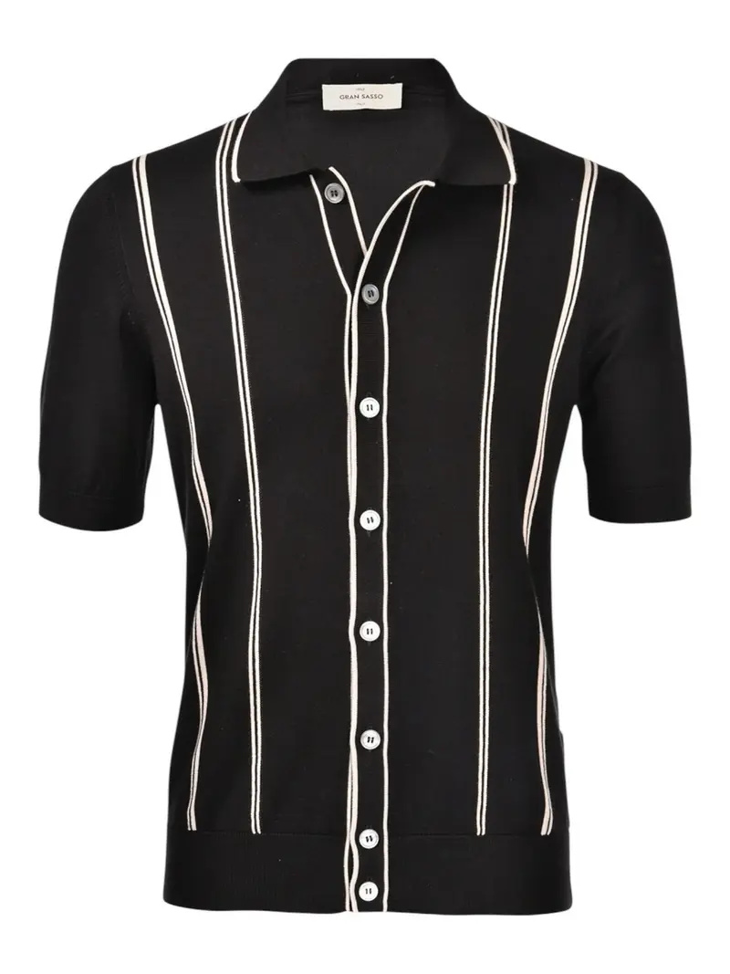 GRAN SASSO Camicia Uomo  59135/18041 099 Nero