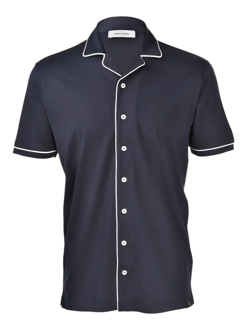 GRAN SASSO Camicia Uomo  60197/73718 590 Blu