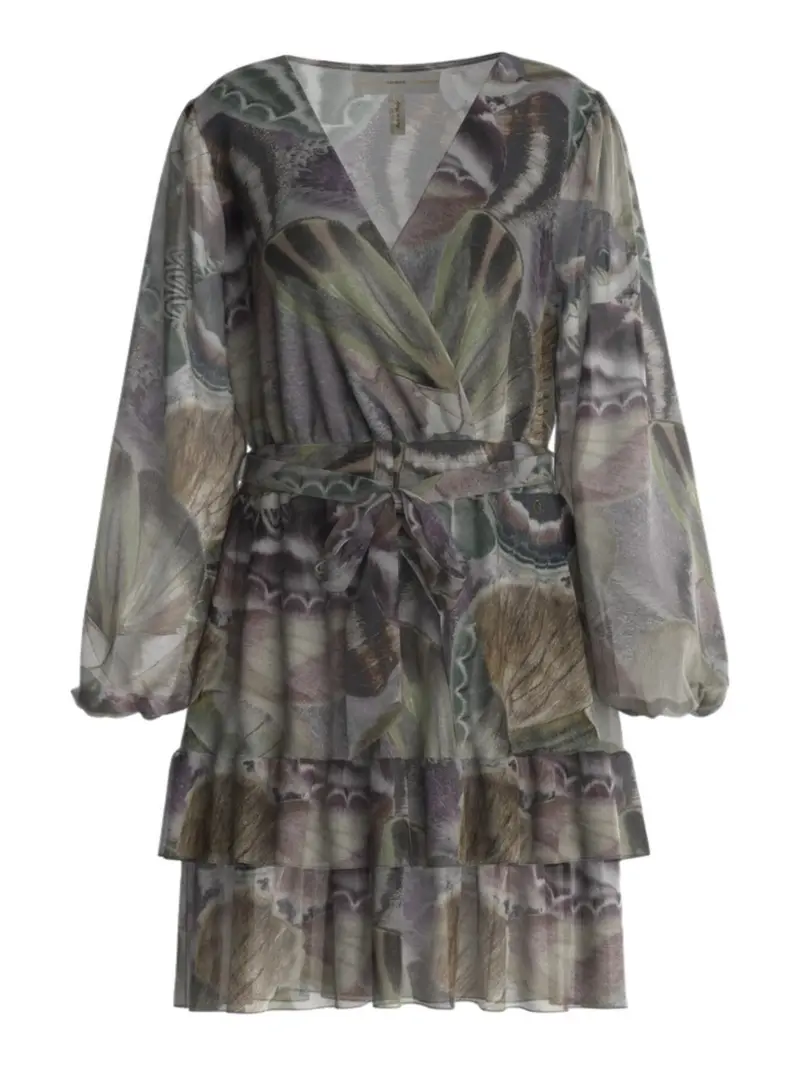 GUESS Abito Donna Ls Diana Flare Dress W4RK21 WF5K0 P9VO Verde