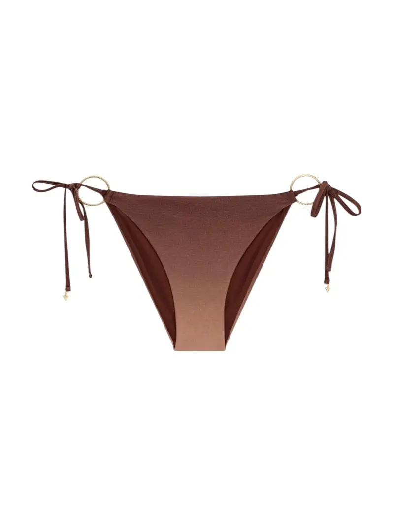 GUESS BEACHWEAR Costume da bagno Donna IRIS STRING BRIEF E6GO08 KF600 PMJQ BROWN SHADE AOP