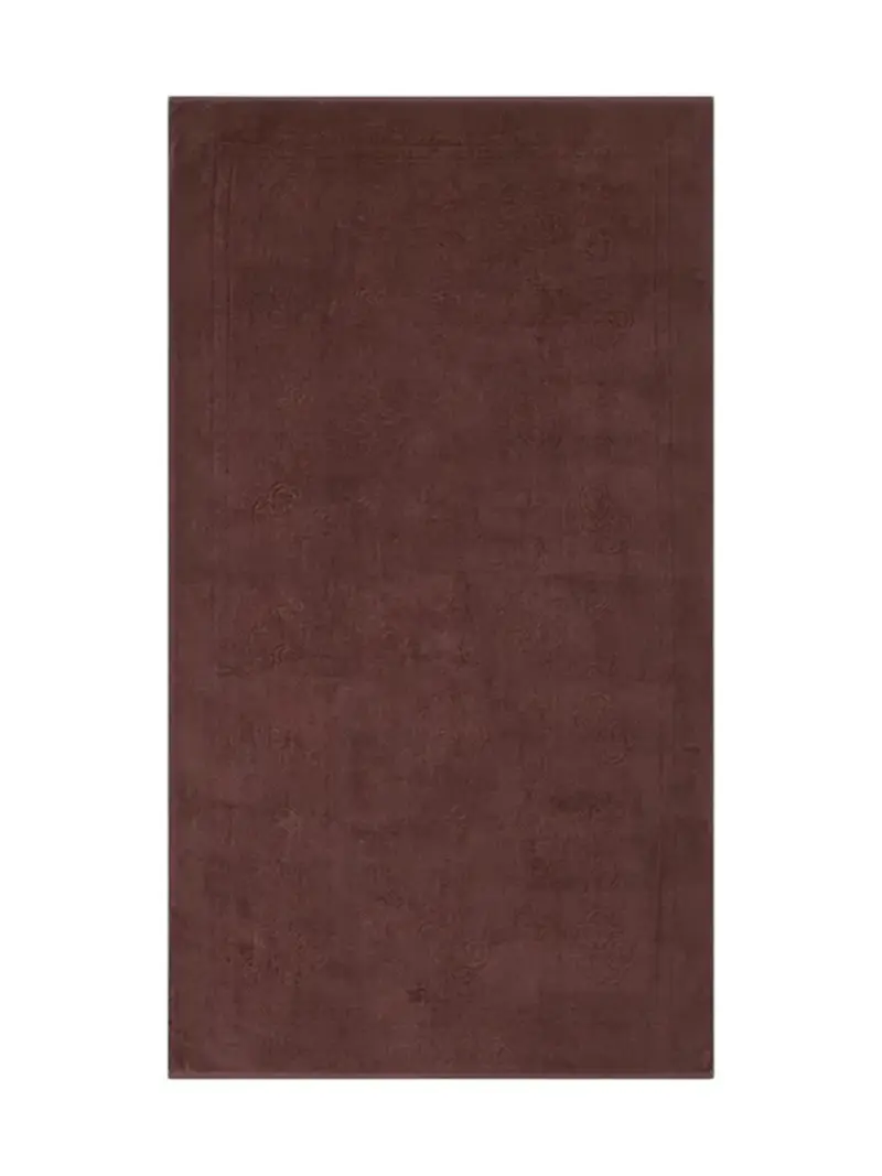 GUESS BEACHWEAR Telo mare Donna GUESS LOGO ALL OVER TOWEL E6GZ01 KG490 A14D COCONUT COFFEE
