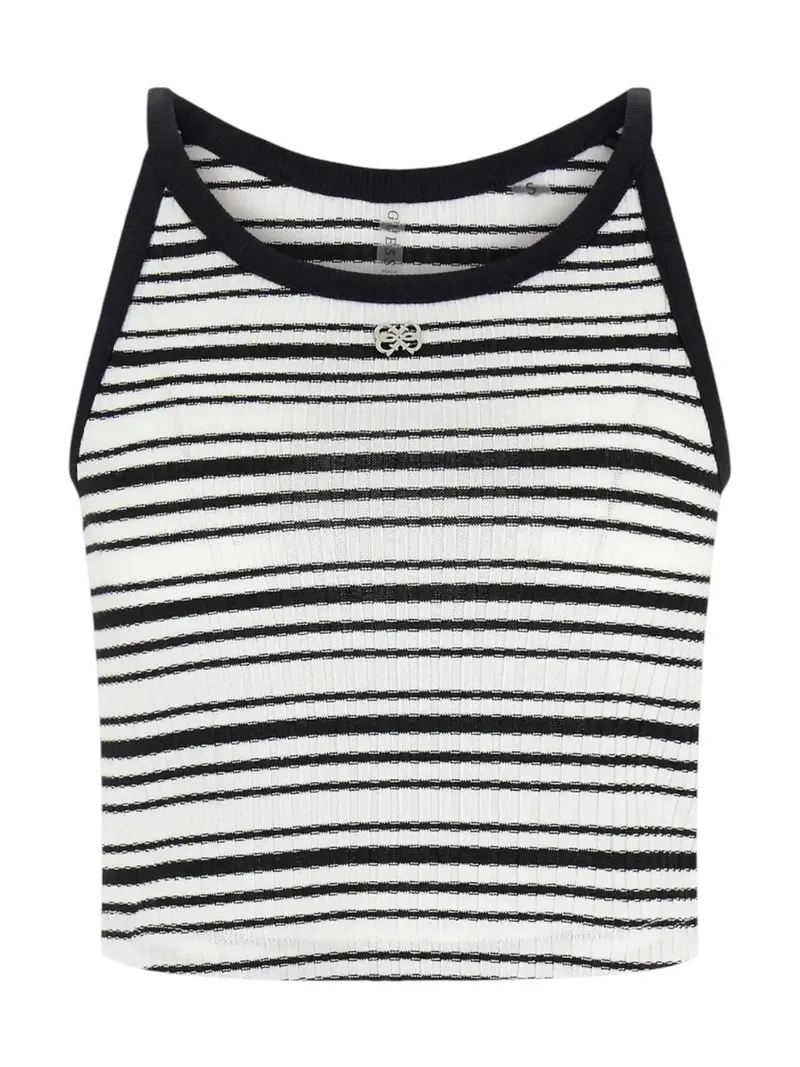 GUESS BEACHWEAR Top Donna NIKI TANK TOP E6GP03 KG482 JBLK Jet Black A996