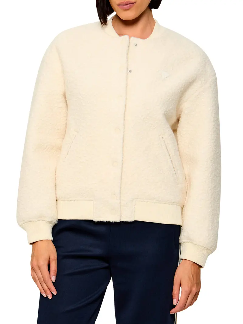 Guess Bomber Azha Sherpa - Taupe