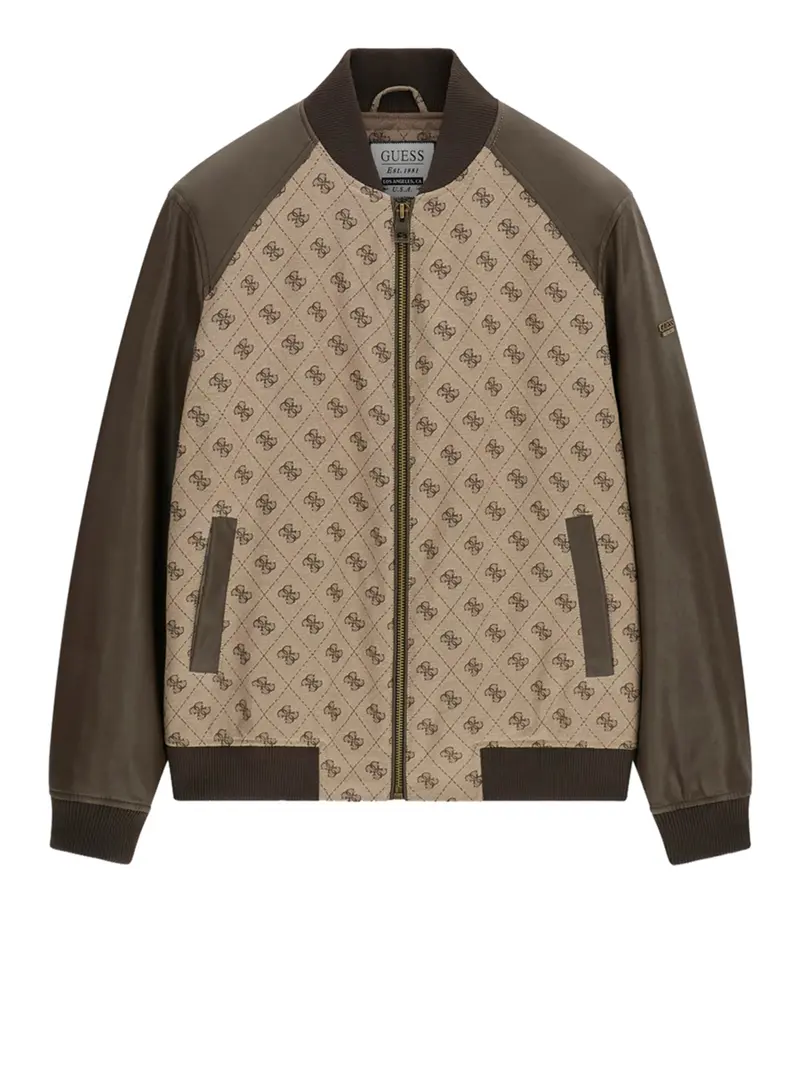 Guess Bomber Monogram - Sand