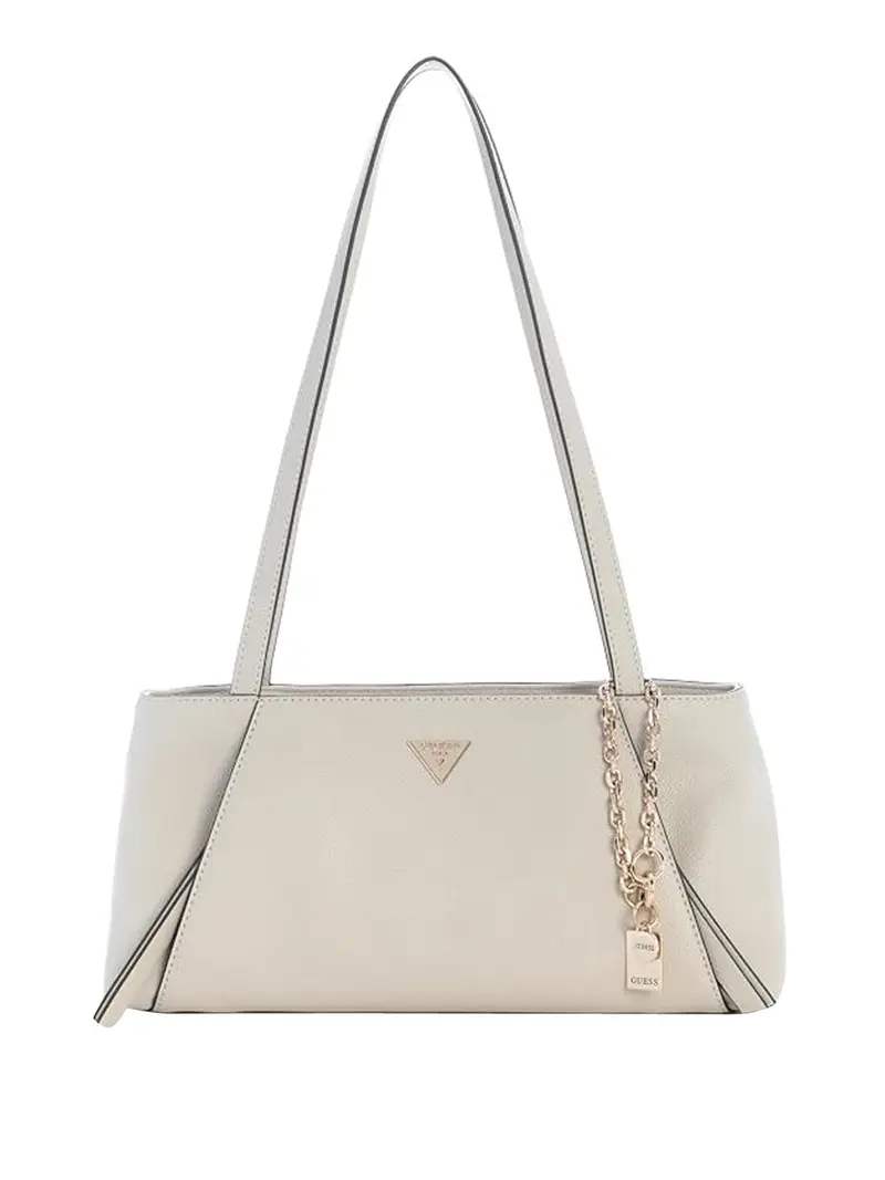 Guess Borsa A Spalla Devon Satchel - Light Taupe