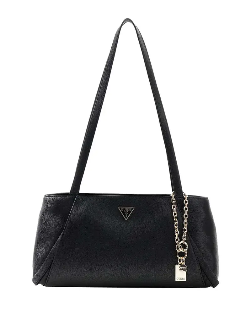 Guess Borsa A Spalla Devon Satchel - Nero
