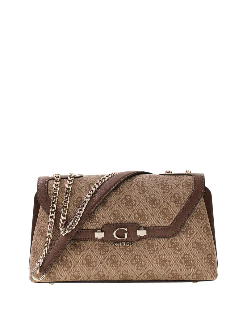 Guess Borsa A Tracolla Lindsey Convertible - Beige
