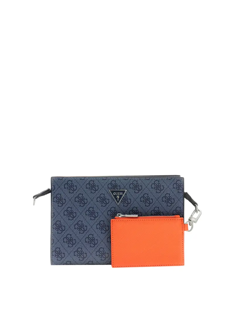Guess Borsa A Tracolla Milano Blue Denim