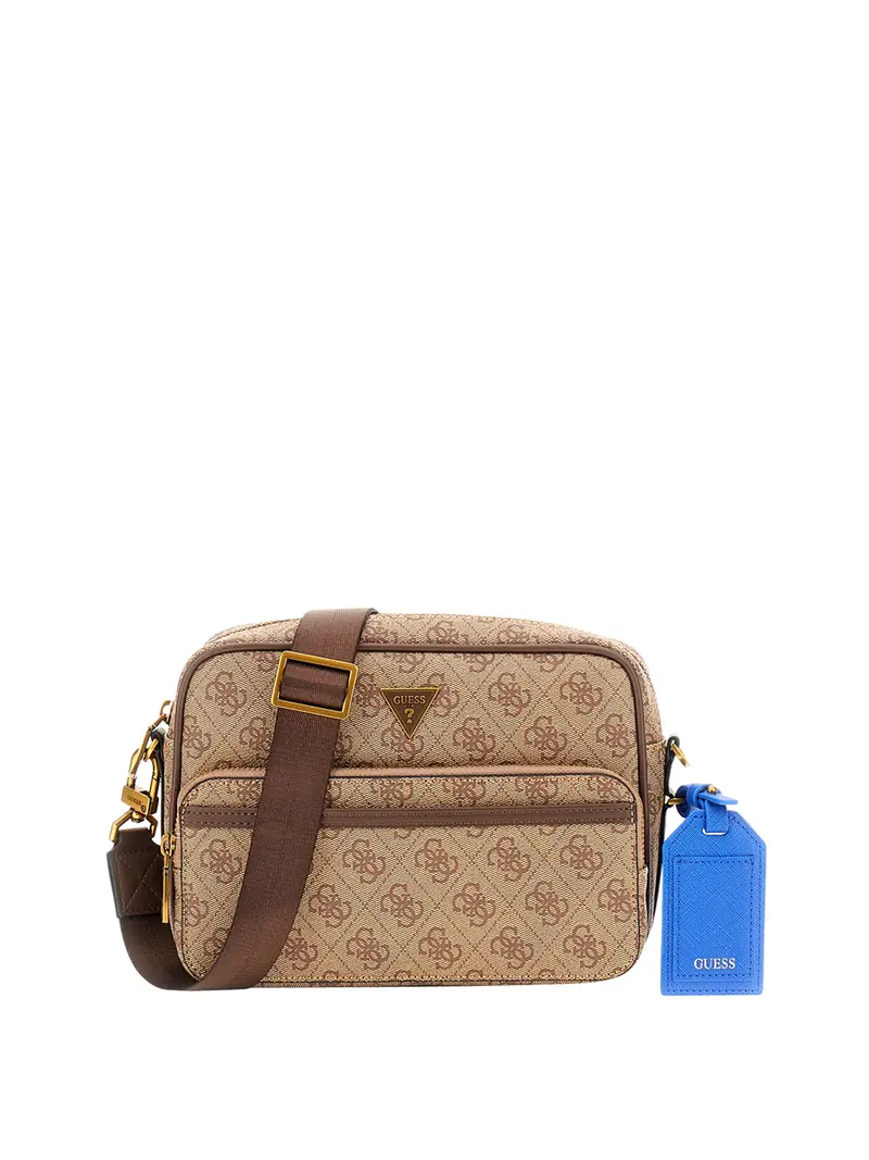Guess Borsa A Tracolla Mini Milano 4G Logo - Beige