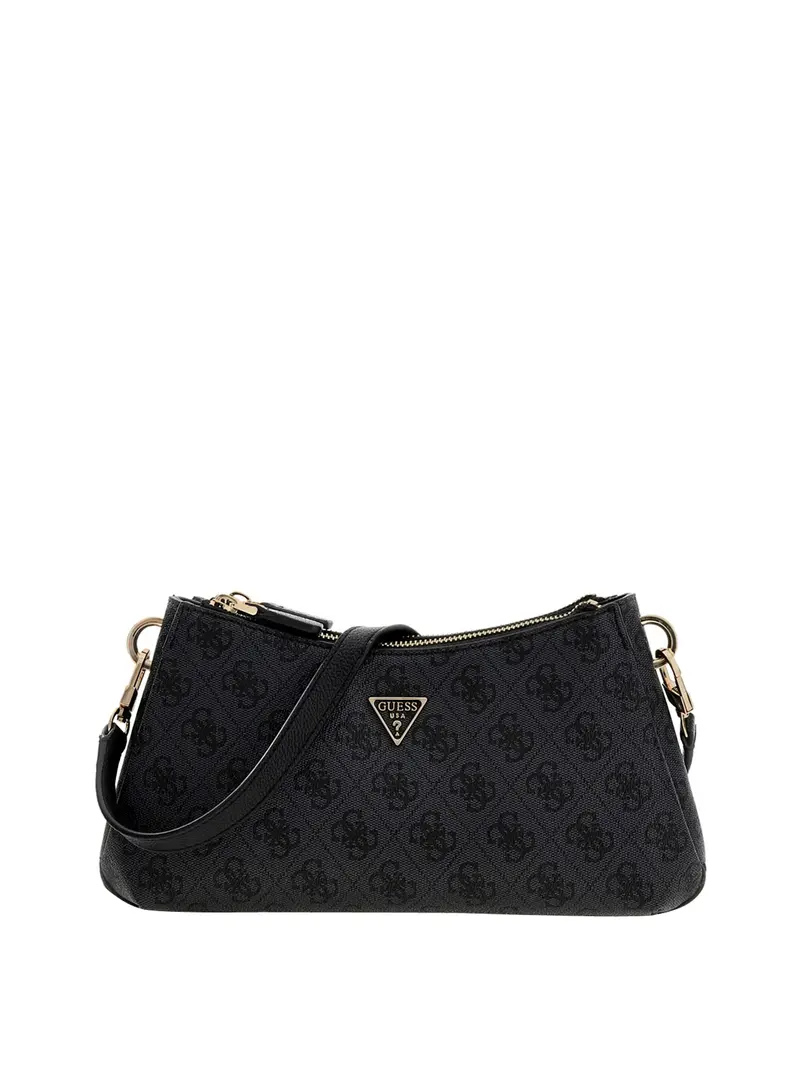 Guess Borsa A Tracolla Mini Noelle 4G Logo - Coal
