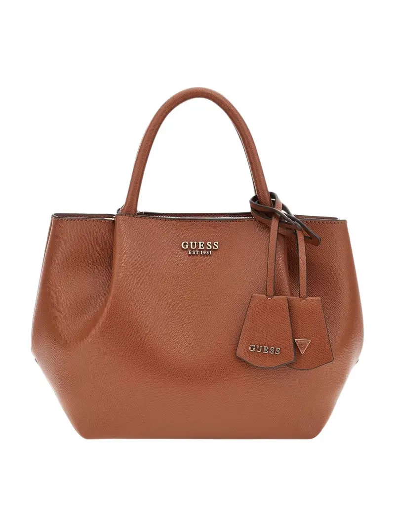 GUESS Borsa Donna AMORETTE GIRLFRIEND SATCHEL HWBG78 98060 COG COGNAC