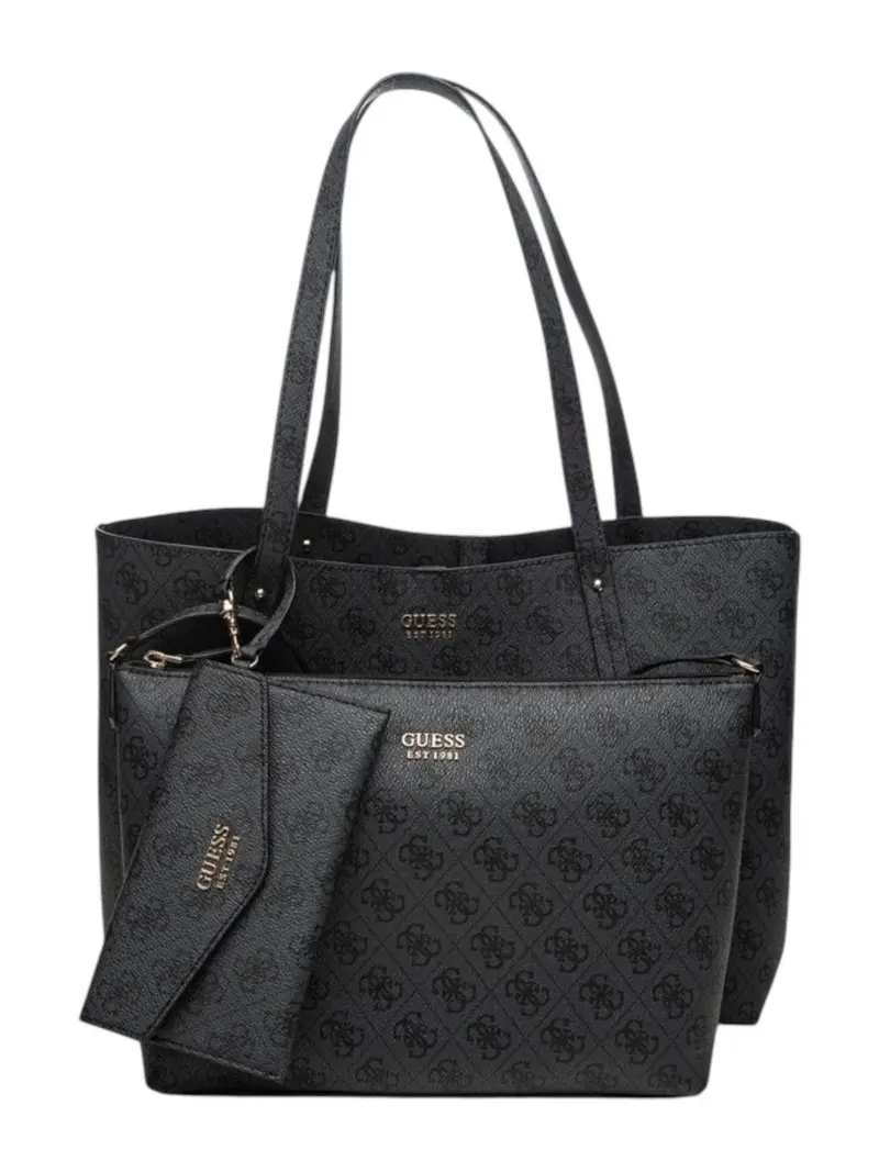 GUESS Borsa Donna BRENTON TOTE HWLG96 48230 CLO COAL LOGO