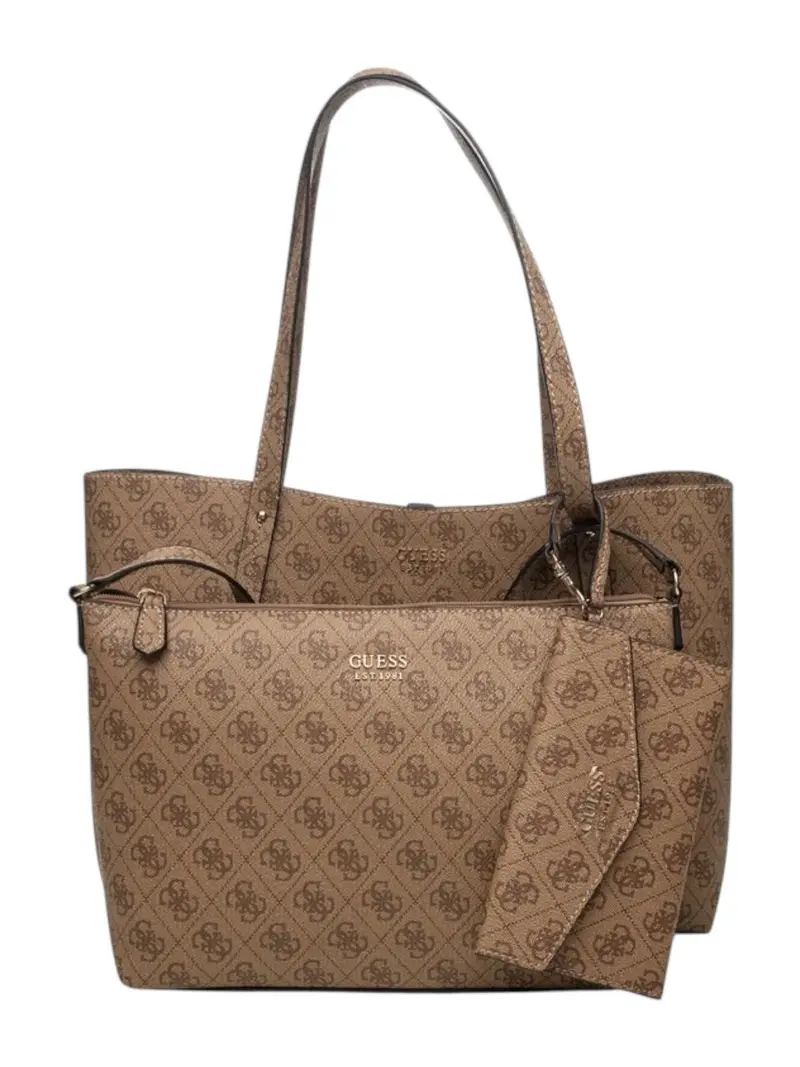 GUESS Borsa Donna BRENTON TOTE HWLG96 48230 LTL LATTE LOGO