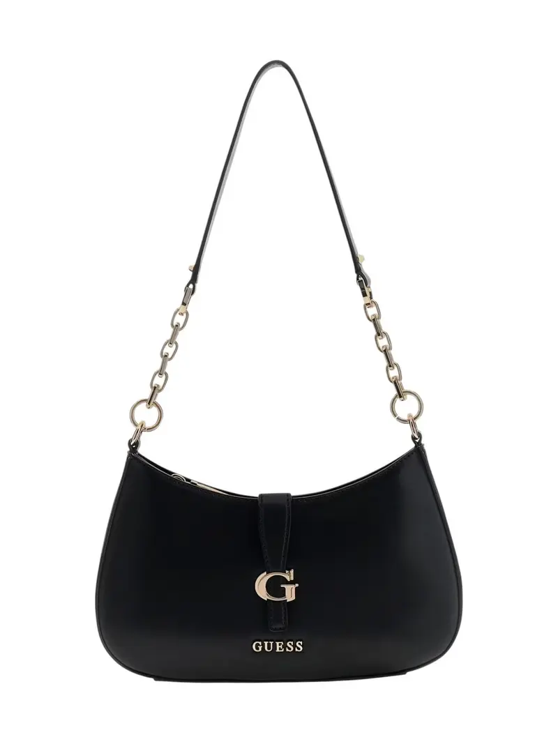 GUESS Borsa Donna CARRIE TOP ZIP SHOULDER BAG HWVG98 96180 BLA BLACK