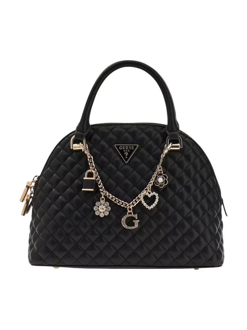 GUESS Borsa Donna EVERLEE DOME SATCHEL HWEG86 79050 BLA BLACK