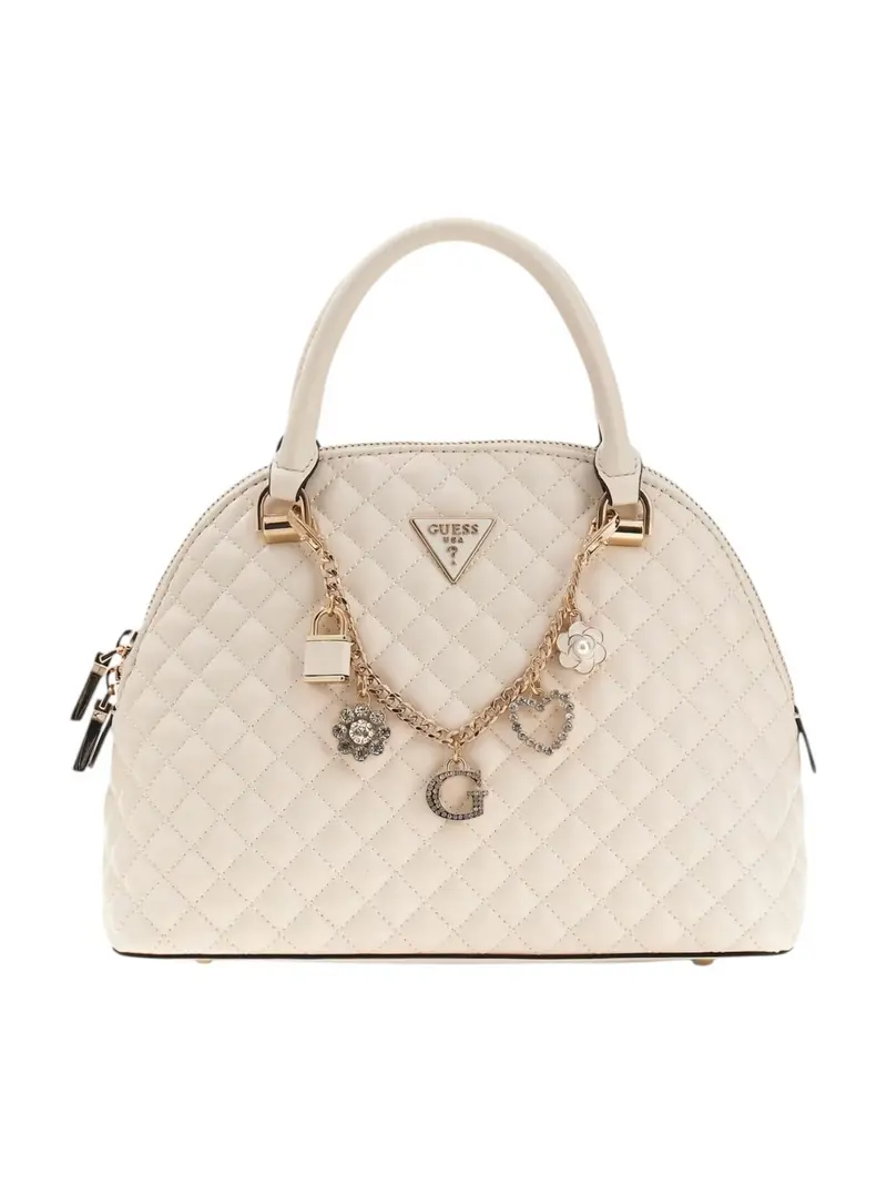 GUESS Borsa Donna EVERLEE DOME SATCHEL HWEG86 79050 OFF off white