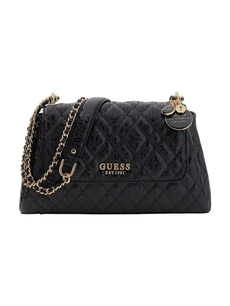 GUESS Borsa Donna ISEMAY CONVERTIBLE XBODY FLAP HWGG96 28210 BLA BLACK