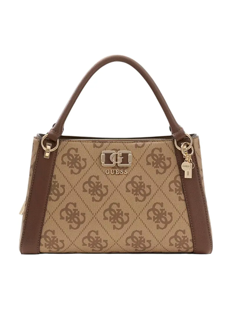 GUESS Borsa Donna KARNILLA LOGO GFRIEND SATHEL HWOS99 01060 LGW LATTE LOGO/BROWN