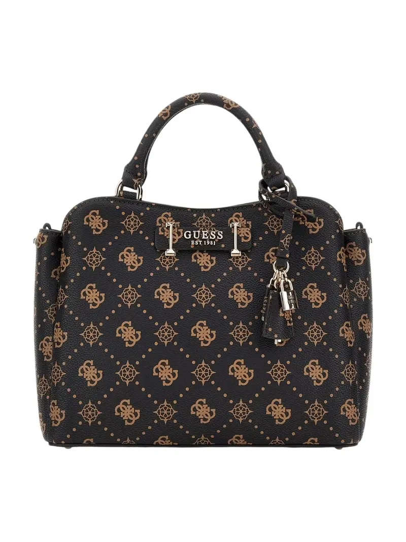 GUESS Borsa Donna SILIA GIRLFRIEND SATCHEL HWGP98 90060 ESL ESPRESSO LOGO