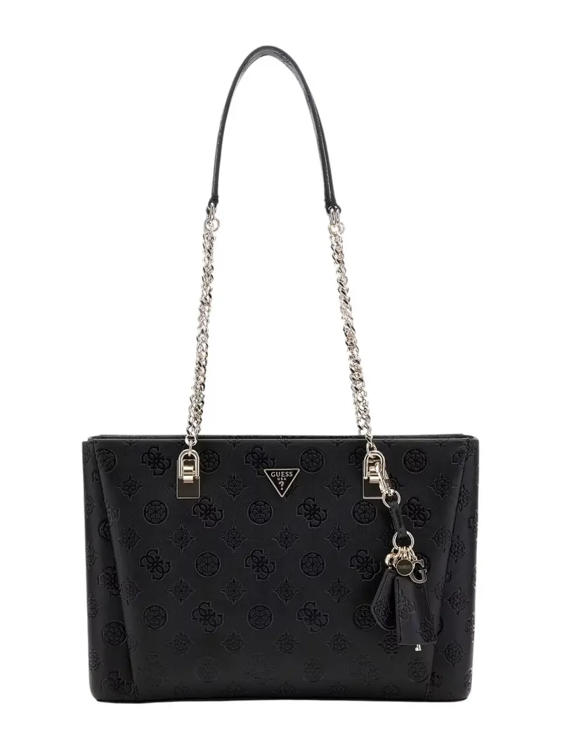 GUESS Borsa Donna TISHA 3 COMP TOTE HWPD77 64230 BLO BLACK LOGO