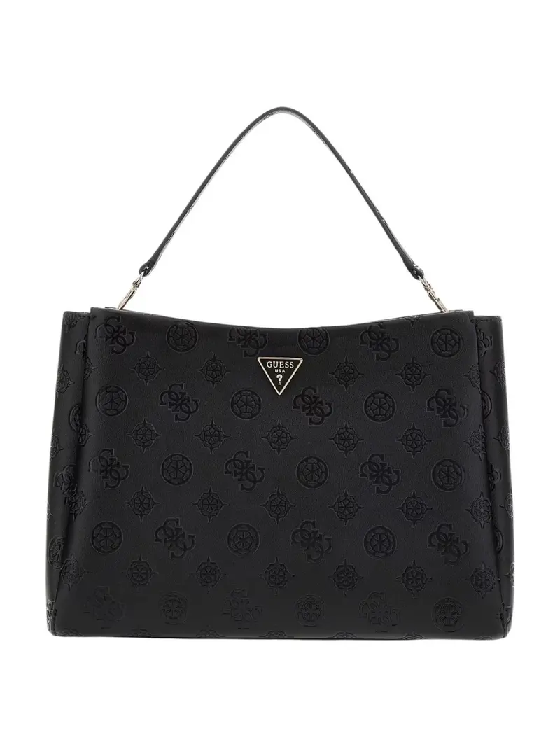 GUESS Borsa Donna TISHA LARGE GIRLFRIEND SATCHEL HWPD77 64070 BLO BLACK LOGO