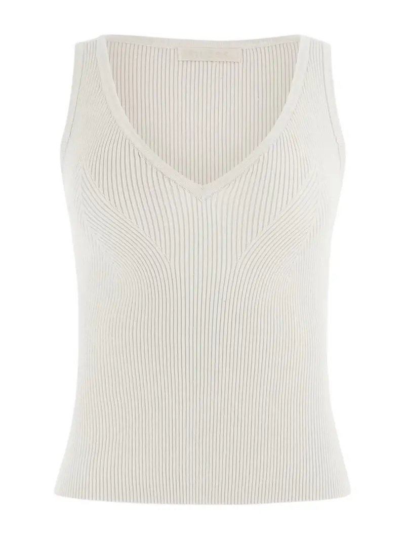 GUESS Canotta Donna EDEN TANK TOP SWTR W5RR18 Z34O0 G9L9 Beige