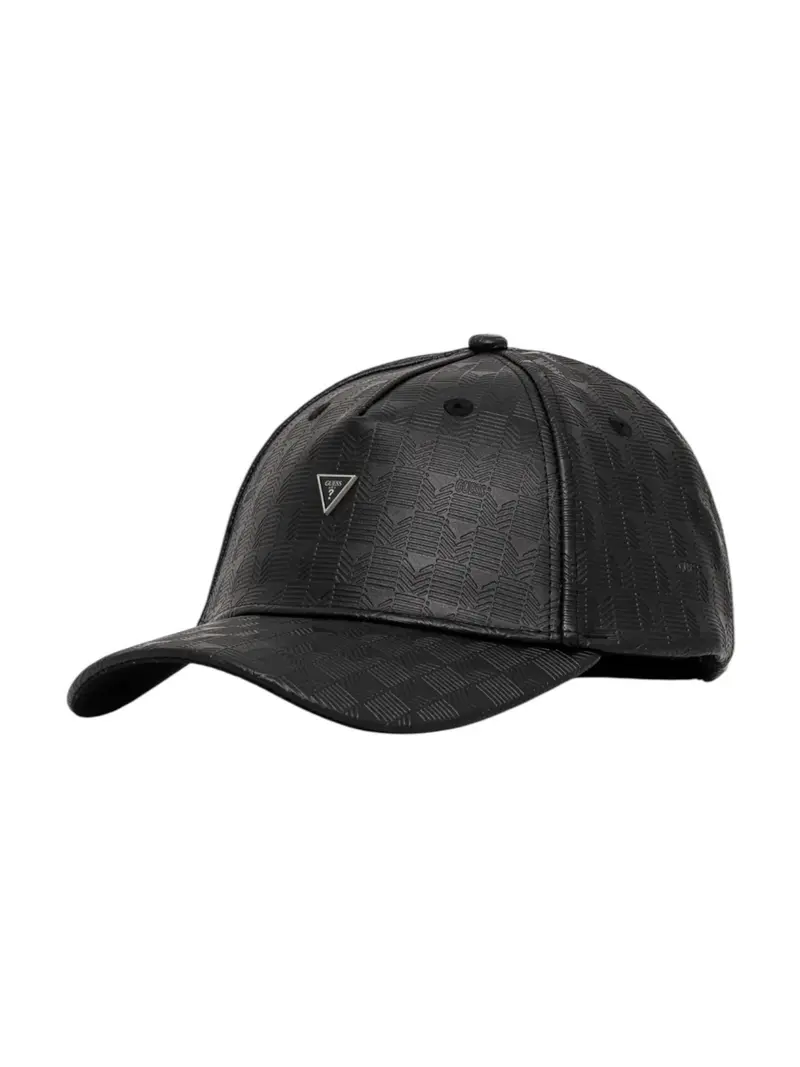 GUESS Cappello Uomo LONDON BASEBALL CAP AM9494 POL01 BLA Nero