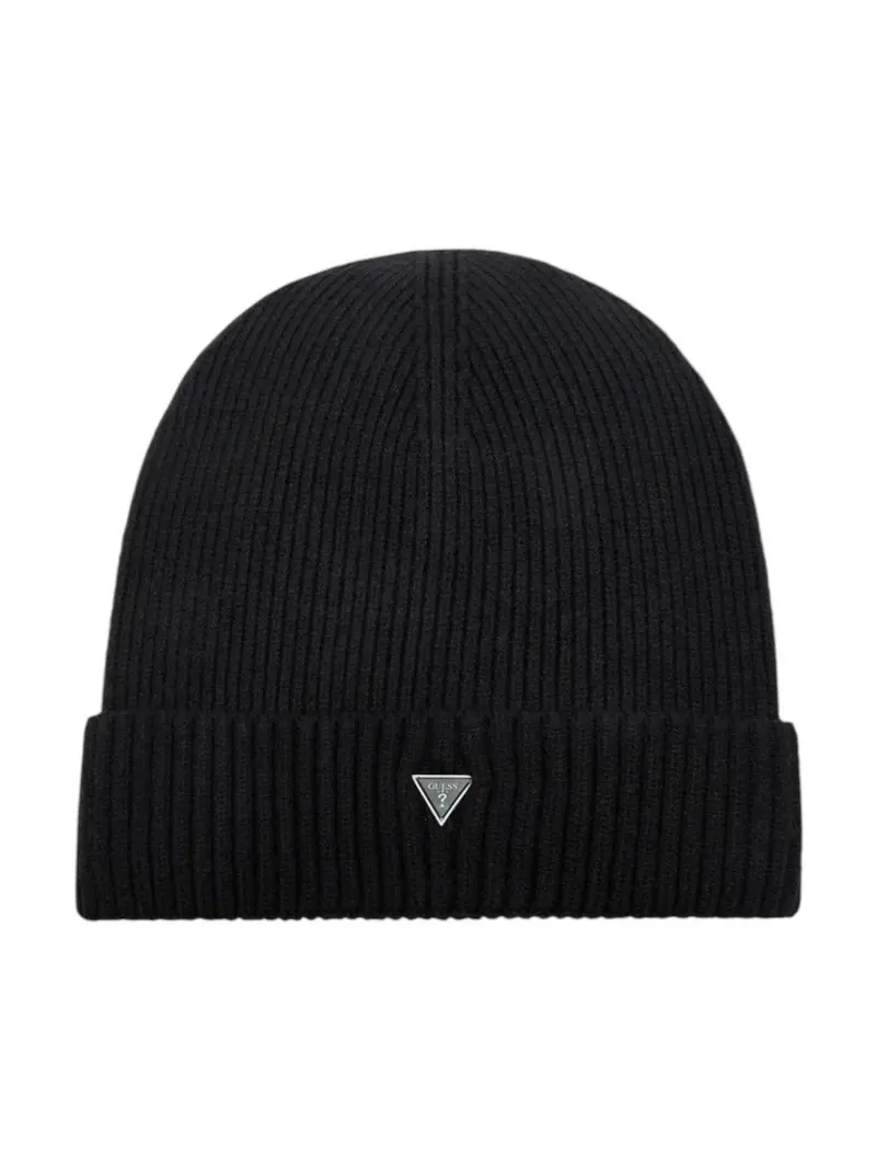 GUESS Cappello Uomo MITO BEANIE AM9430 POL01 BLA Nero