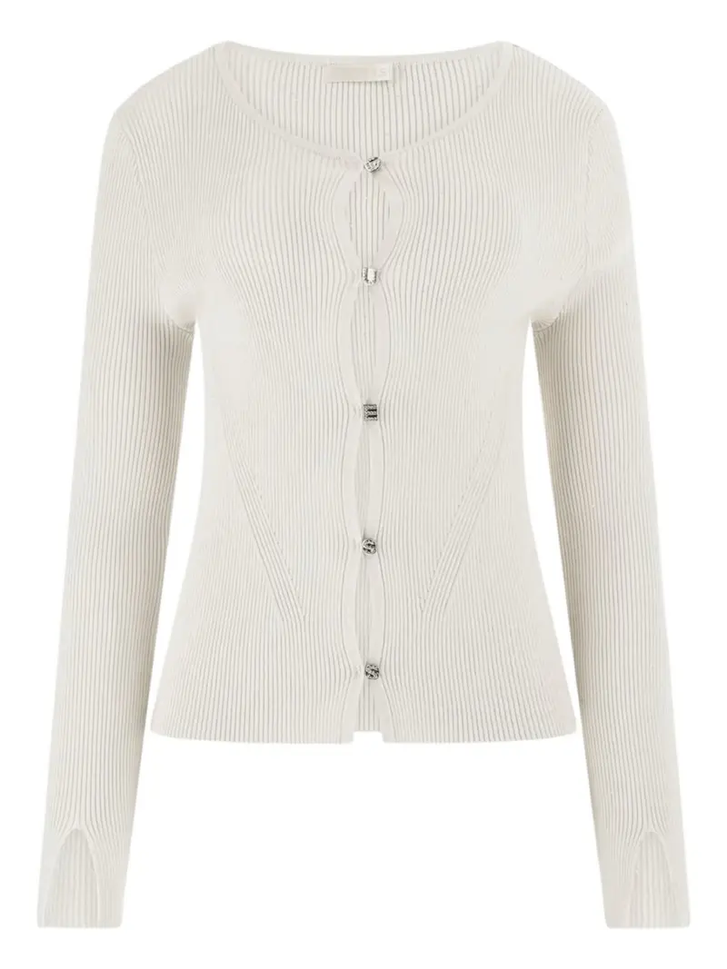 GUESS Cardigan Donna EDEN CN LS CARDI SWTR W5RR17 Z34O0 G9L9 Beige