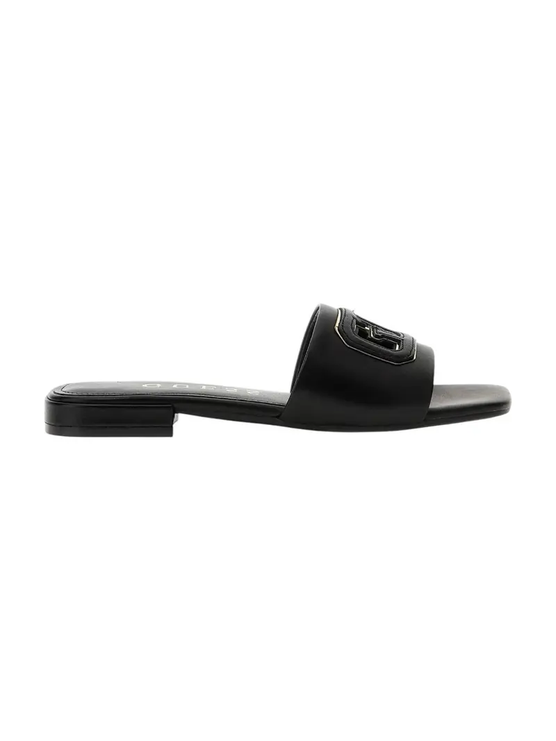 GUESS Ciabatta Donna TARISHA FLJTAR LEA19 BLKGO Nero