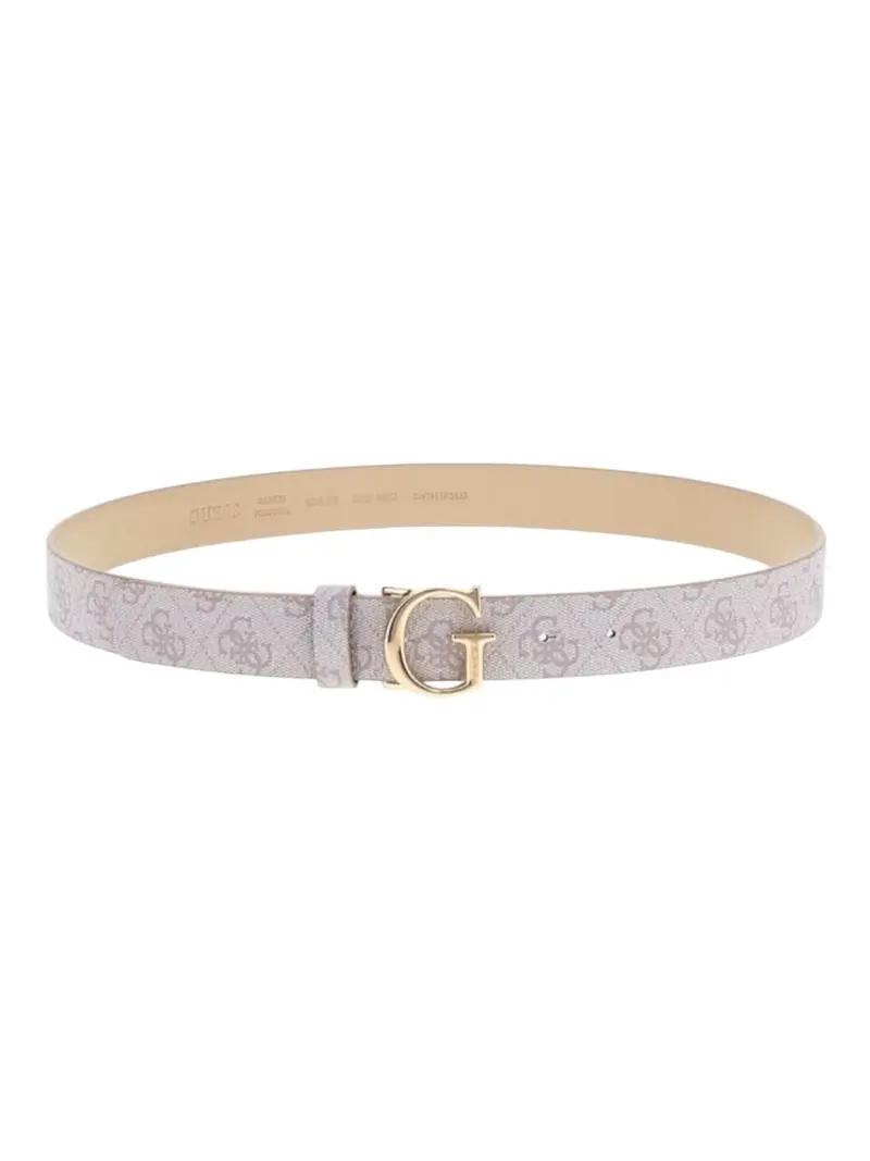 GUESS Cintura Donna NOELLE LOGO ADJ PANT BELT BW7862 P3430 DVL Bianco