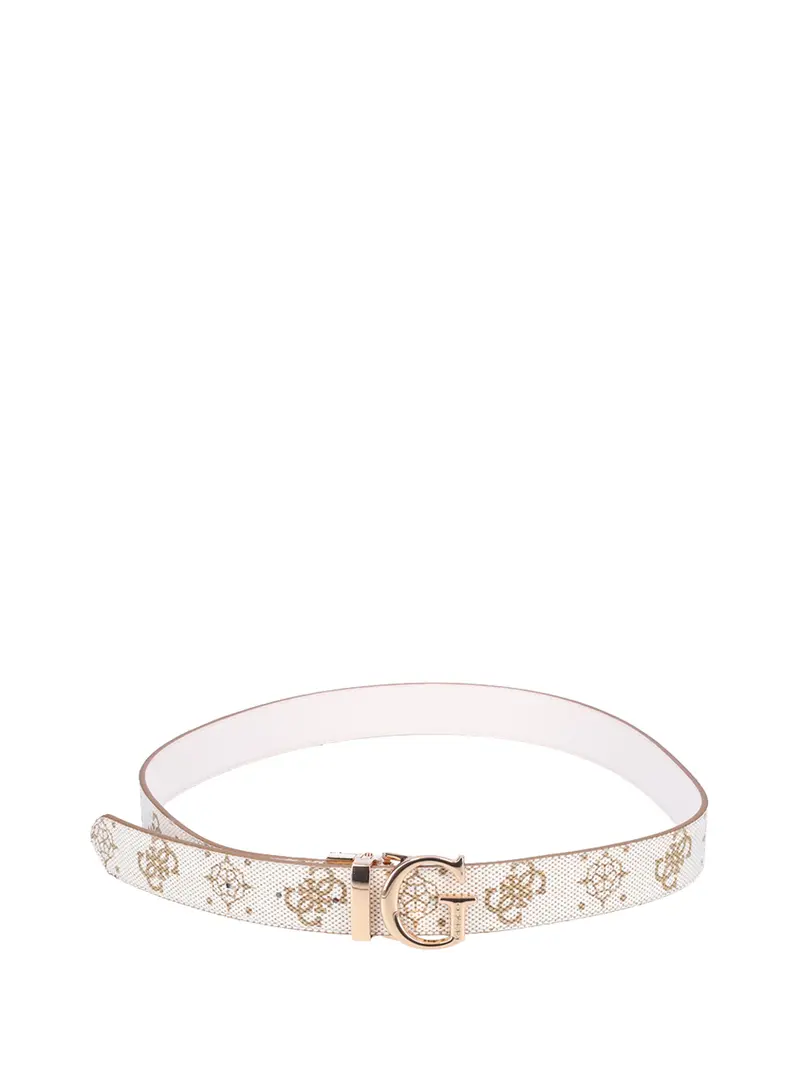 Guess Cintura Neda Not Adj & Rev H30 Donna Off White - Bianco