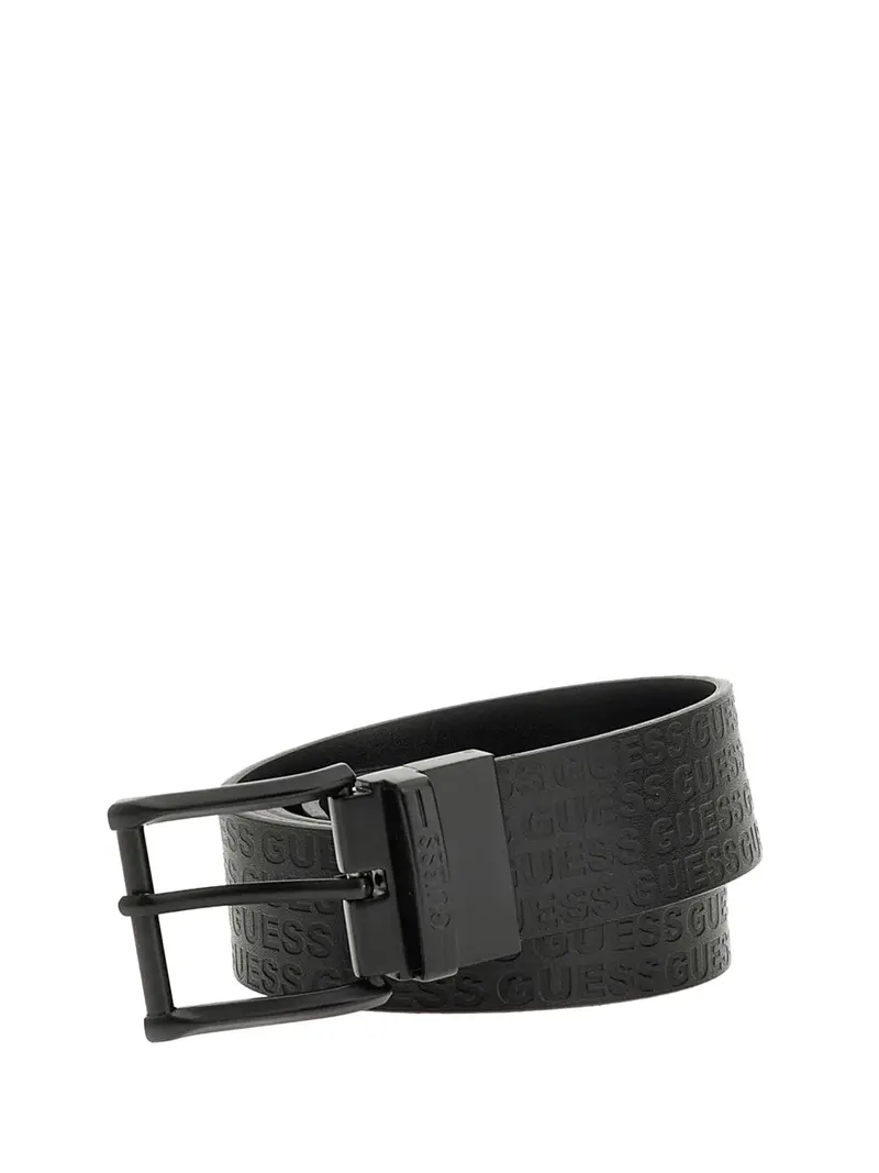 Guess Cintura Reversibile H35 - Nero