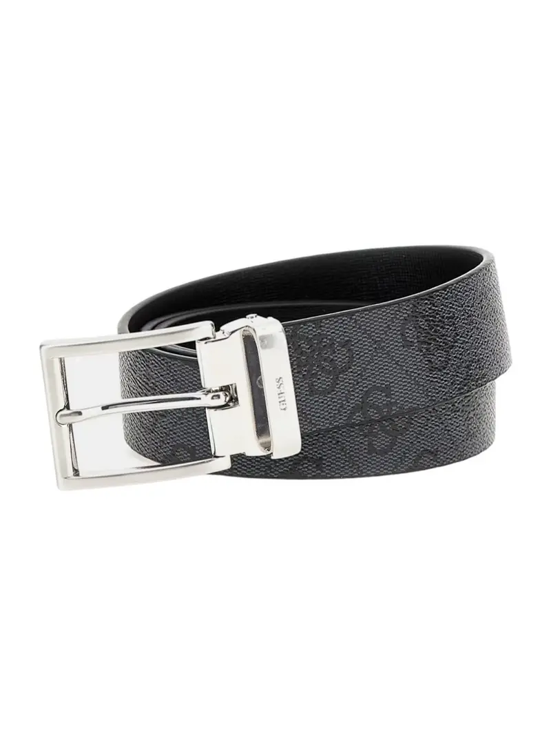 GUESS Cintura Uomo  BM7541 LEA35 BLA Nero