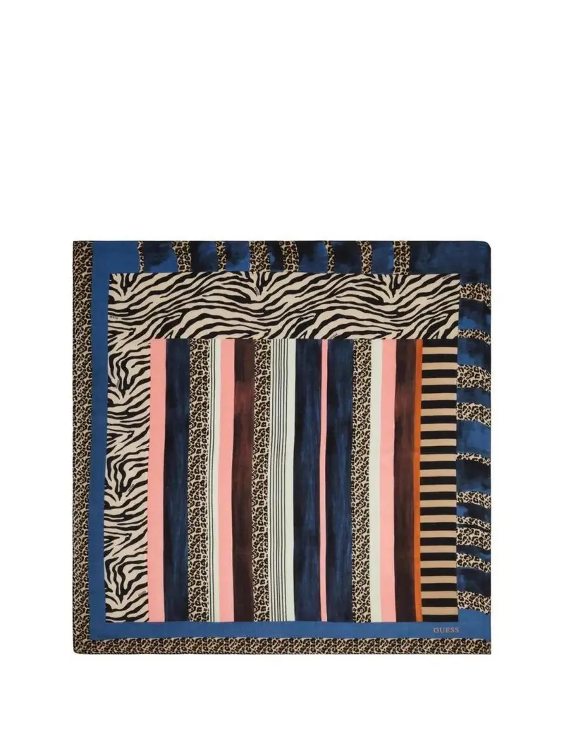 GUESS Foulard Donna Kefiah 130X130 AW9990 POL03 BLM Blu